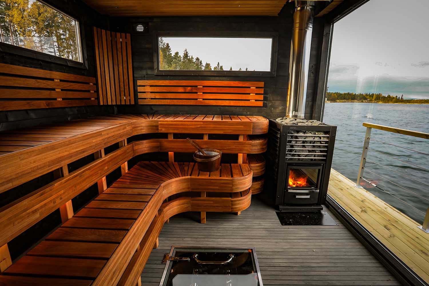 Sauna boats by Nordic Marine Sauna
